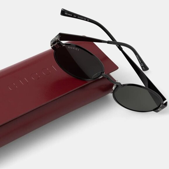 NWT Gucci GG1854S-001 Ruthenium Grey 51mm Sunglasses main image 6